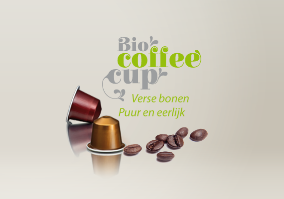 Verpakking voor biologische koffiecups