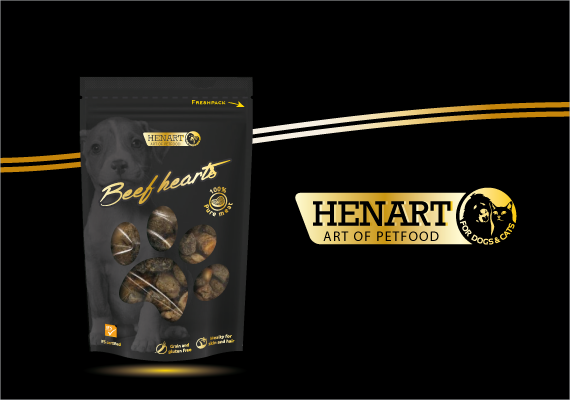 Snack-verpakking voor honden (runderharten)