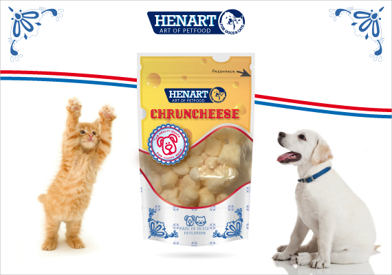 Verpakking kaassnacks voor honden en katten